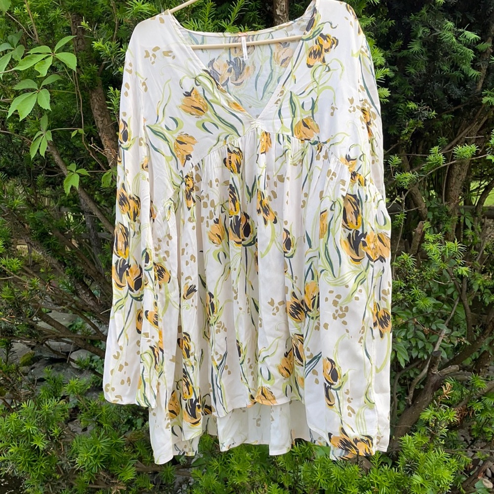 Free People Babydoll Blouse